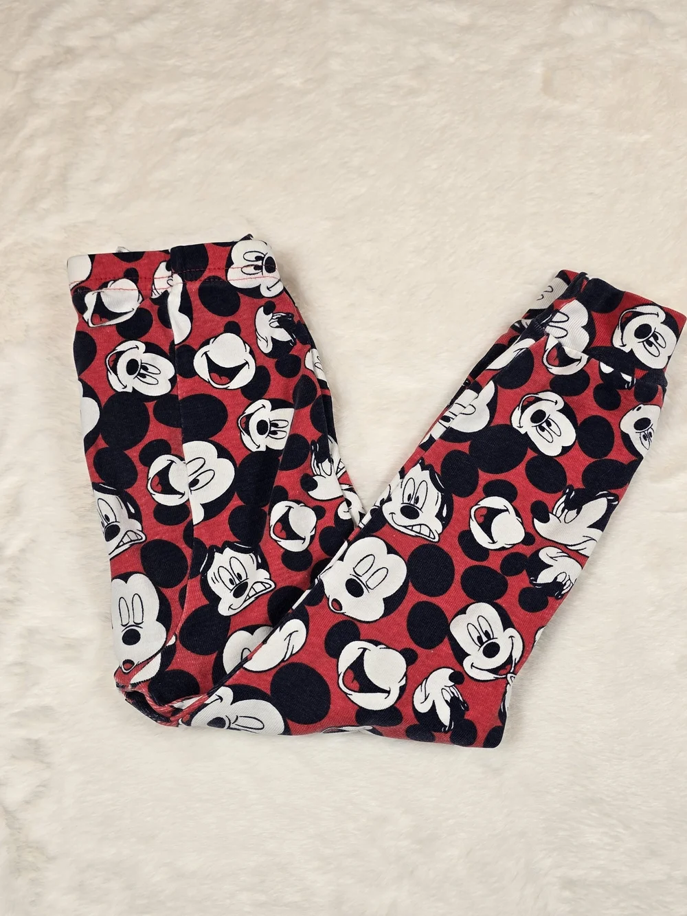 Gap X Disney Kids Navy and Red Mickey Mouse Pajama Set
